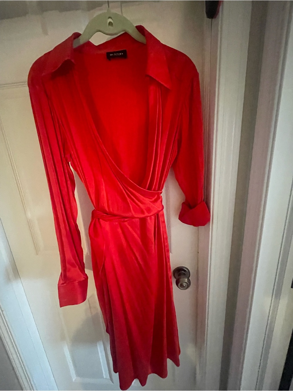 Sand Copenhagen Wrap Silk Dress